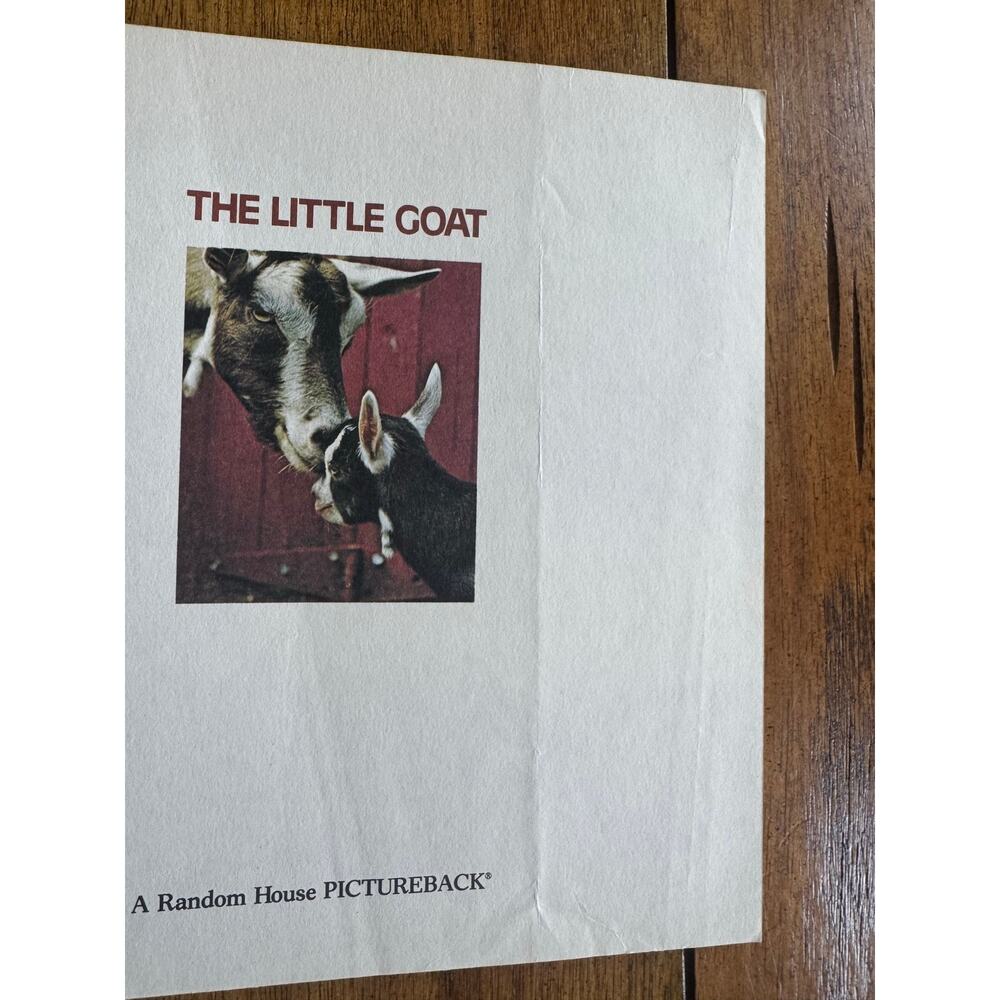 Vintage Random House Pictureback Farm Animal Books Lot Lamb Goat Duck - Picture 6 of 12